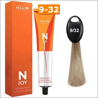 Крем-краска Ollin Professional N-Joy Color Cream 9/32 блондин золотисто-фиолетовый 100 мл