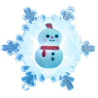 Елочная игрушка Neon-Night Снеговик на снежинке RGB 501-038