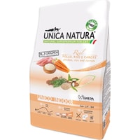 Сухой корм для кошек Unica Natura Unico Indoor с курицей, рисом и морковью 350 г