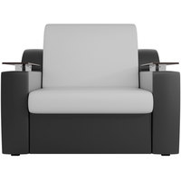 Кресло-кровать Лига диванов Сенатор 100705 60 см (белый/черный)