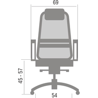 Кресло Metta Samurai S-1.03 (черный)