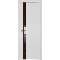 Межкомнатная дверь ProfilDoors 62XN L 90x200 (монблан/стекло коричневый лак)