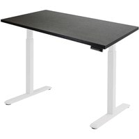 Стол для работы стоя ErgoSmart Electric Desk 1360x800x36 мм (дуб мореный/белый)