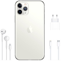 Смартфон Apple iPhone 11 Pro Max 64GB Восстановленный by Breezy, грейд A+ (серебристый)