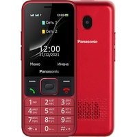 Кнопочный телефон Panasonic KX-TF200RU (красный)