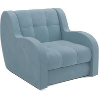 Кресло-кровать Мебель-АРС Аккордеон Барон (велюр, голубой Luna 089)