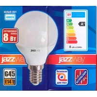 Светодиодная лампочка JAZZway PLED-LX G45 E14 8 Вт 4000 К