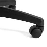 Кресло TetChair Driver (флок/ткань, черный/серый)