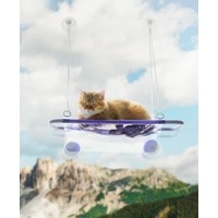 Гамак Furrytail Cat Window Perch (фиолетовый)