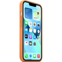 Чехол для телефона Apple MagSafe Leather Case для iPhone 13 (золотистая охра)