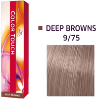 Оттеночная краска Wella Professionals Color Touch 9/75 очень светлый блонд коричнево-махагоновый 60 мл