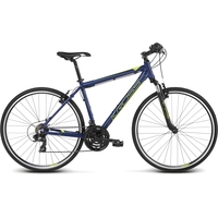 Велосипед Kross Evado 1.0 (синий/желтый, 2018)
