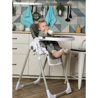 Высокий стульчик Baby Prestige Junior Lux+ (серый) в Солигорске