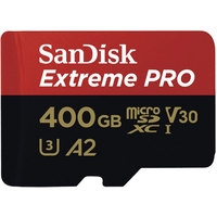 Карта памяти SanDisk Extreme PRO SDSQXCZ-400G-GN6MA microSDXC 400GB (с адаптером)