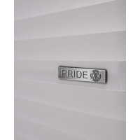 Чемодан-спиннер Pride PP9701 (L, белый)