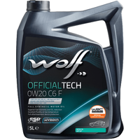 Моторное масло Wolf OfficialTech 0W-20 C6 F 5л