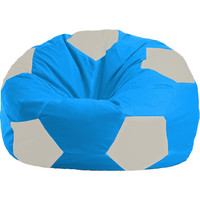 Кресло-мешок Flagman Мяч М1.1-282 (голубой/белый)
