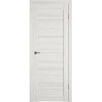 Межкомнатная дверь Atum Pro Х27 80x200 (bianco р, стекло white cloud)