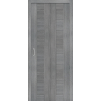 Межкомнатная дверь el'Porta Porta X Порта-21 складная (Grey Veralinga)