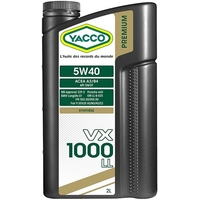 Моторное масло Yacco VX 1000 LL 5W-40 2л
