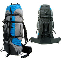 Туристический рюкзак Турлан Алтай-100 (синий/серый/черный)