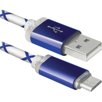 Кабель Defender USB08-03LT (голубой) [87555]
