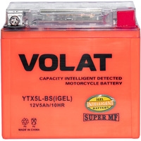 Мотоциклетный аккумулятор VOLAT YTX5L-BS(iGEL) (5 А·ч)