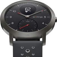 Гибридные умные часы Withings Steel HR Sport (черный циферблат)