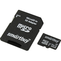 Карта памяти SmartBuy microSDHC SB32GBSDU1A-AD 32GB