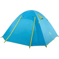 Треккинговая палатка Naturehike P-Series 4 NH18Z044-P (210T, голубой)