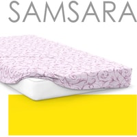 Постельное белье Samsara Завитки розовые 140Пр-10 140x200