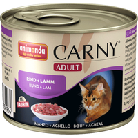 Консервированный корм для кошек Animonda Carny Adult с говядиной и ягненком 0.2 кг