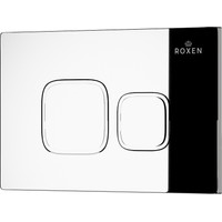 Унитаз подвесной Roxen Cube Bidet One Rimless 6 в 1 StounFix Slim 552245 (кнопка: хром)