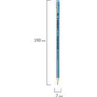 Набор простых карандашей Юнландия 880437 (100 шт)