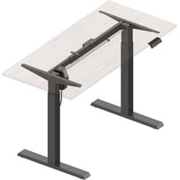 Стол для работы стоя ErgoSmart Electric Desk Compact 1360x800x36 мм (дуб мореный/черный)