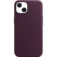 Чехол для телефона Apple MagSafe Leather Case для iPhone 13 (темная вишня)