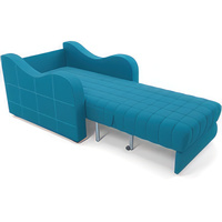 Кресло-кровать Мебель-АРС Барон №4 (рогожка, синий)