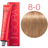 Крем-краска для волос Schwarzkopf Professional Igora Royal Permanent Color Creme 8-0 60 мл