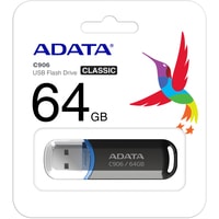 USB Flash ADATA C906 64GB (черный)