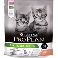Сухой корм для кошек Pro Plan Sterilised Kitten OptiStart с лососем 400 г