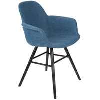Интерьерное кресло Zuiver Albert Kuip Soft (синий/черный) в Солигорске