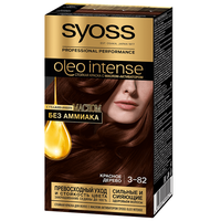 Крем-краска для волос Syoss Oleo Intense 3-82 красное дерево
