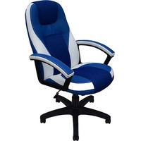 Кресло King Style КР-08 (белый/синий)
