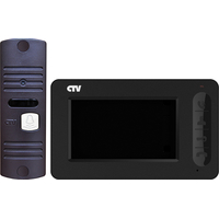 Комплект видеодомофона CTV DP400 (черный)
