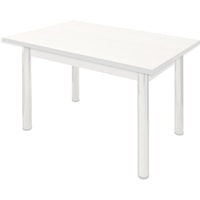 Кухонный стол Solt СТД-11 с обвязкой (белый/ноги белые)