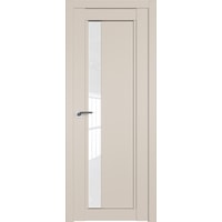 Межкомнатная дверь ProfilDoors 2.71U R 60x200 (санд/стекло белый триплекс)