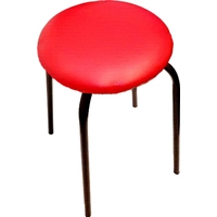 Табурет Фабрика стульев Эконом (красный/черный)