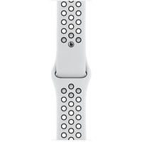 Умные часы Apple Watch Series 6 Nike 44 мм (алюминий серебристый/белый, черный)