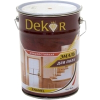 Эмаль Dekor для пола (желтый/коричневый, 20 кг)