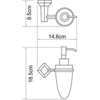 Дозатор для жидкого мыла Wasserkraft K-1199